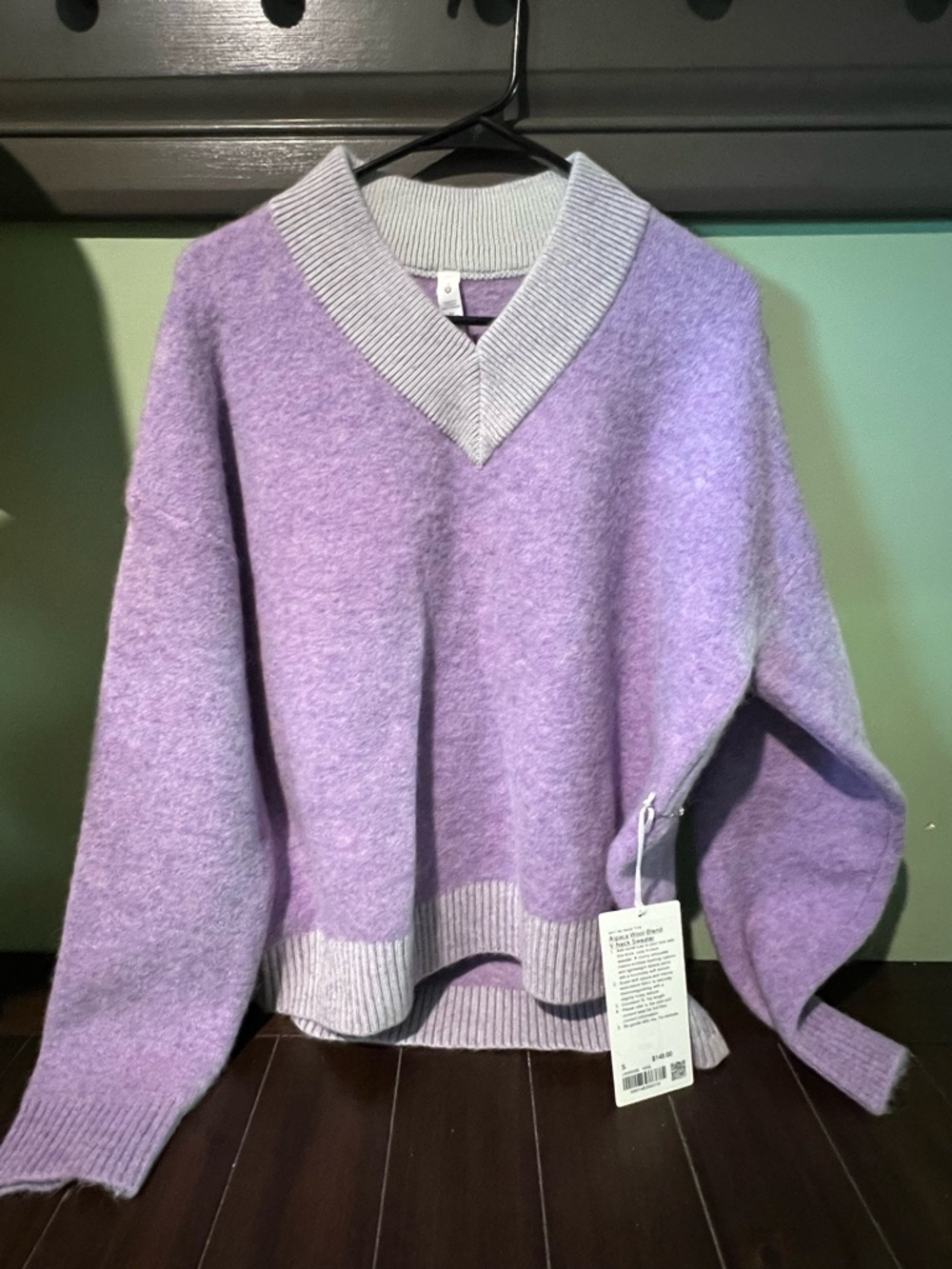 Lululemon Alpaca Wool-Blend V-Neck Sweater